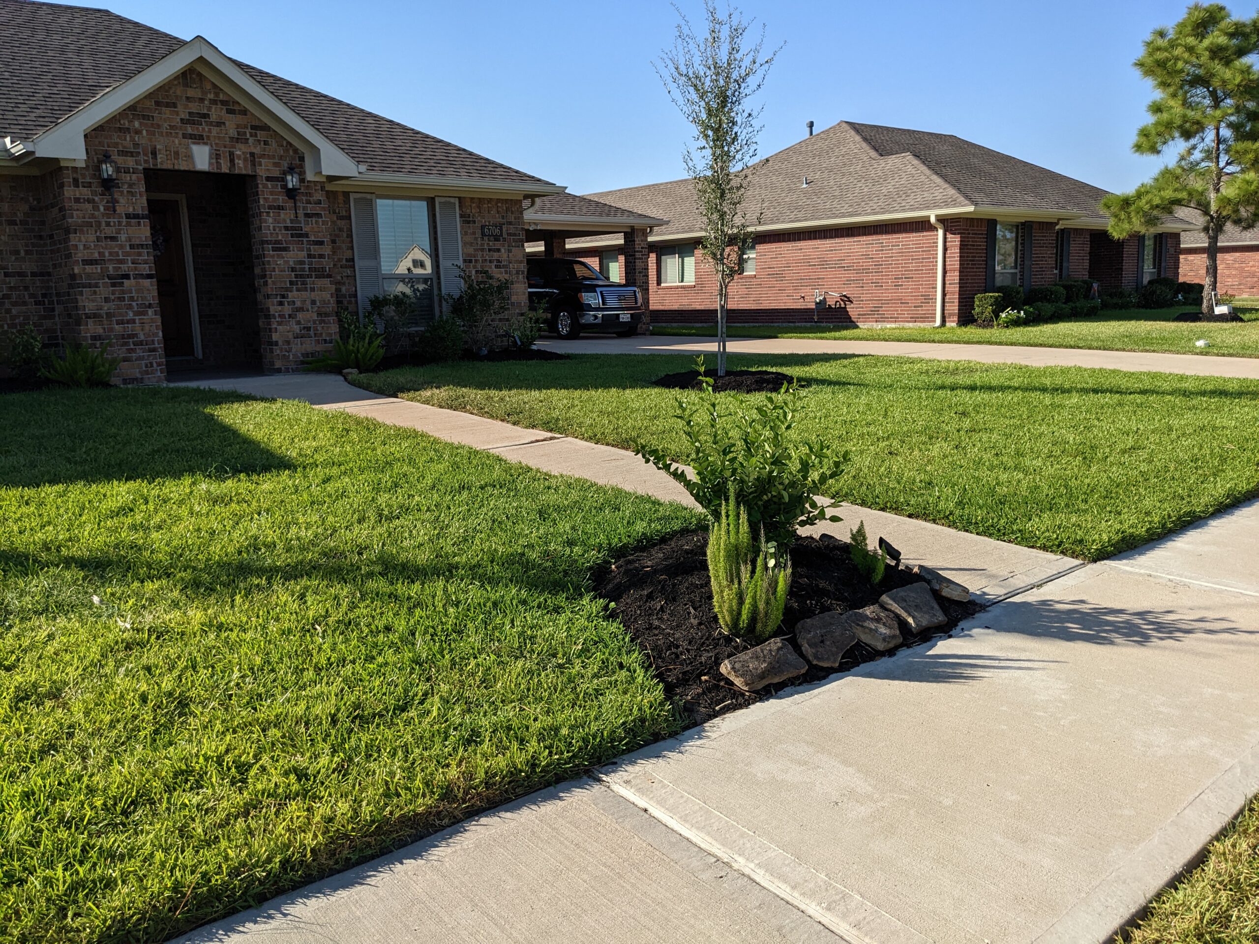 Front yard landscaping